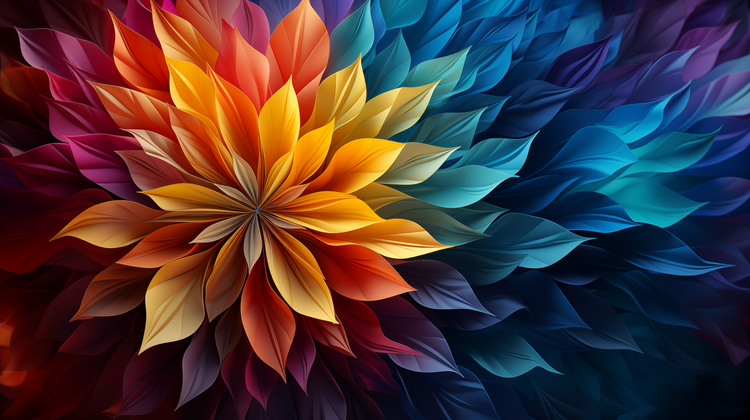 A Colorful Mix - Generated using MidJourney